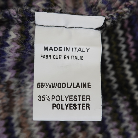 Cocoon Knit Coat Jacket 65% Wool Italy M/L - Picture 9 of 12